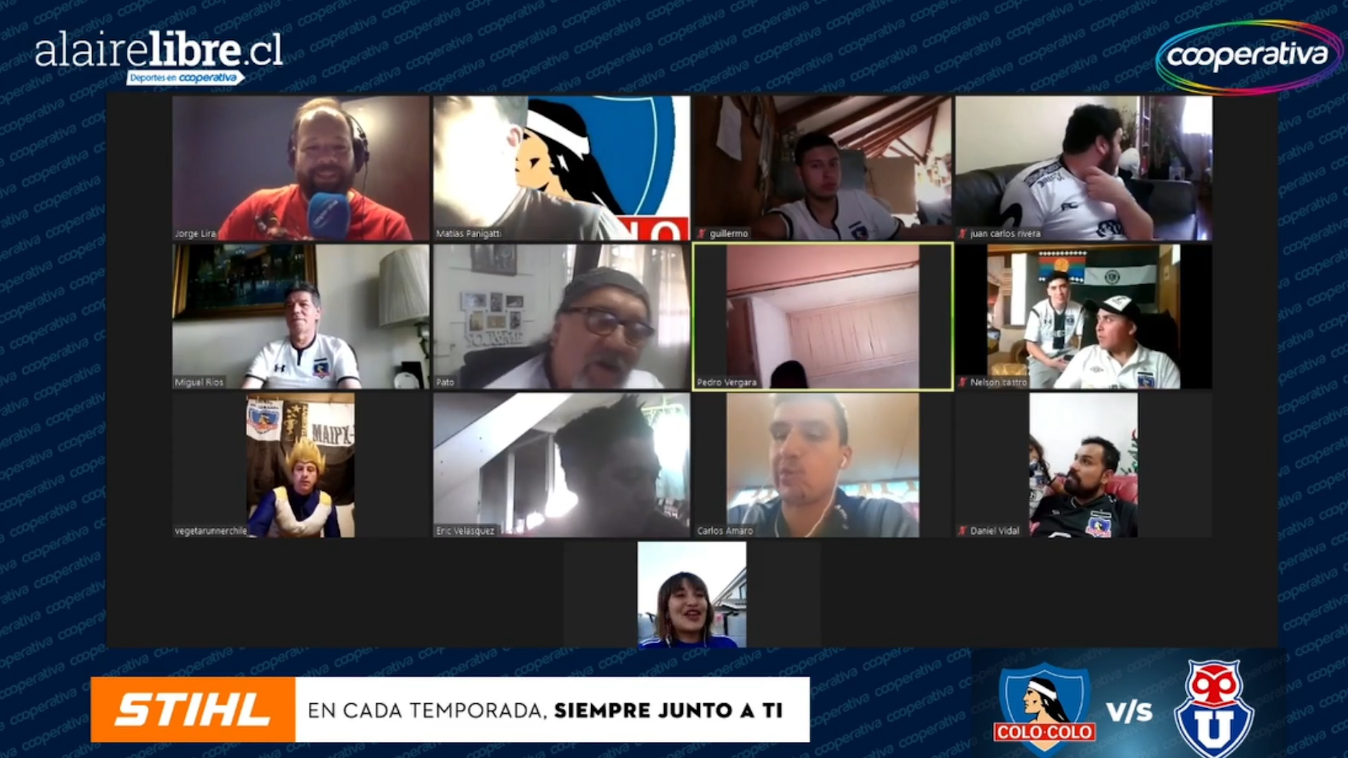 El empate entre Colo Colo y la U fue comentado con intensidad por la Hinchada Cooperativa