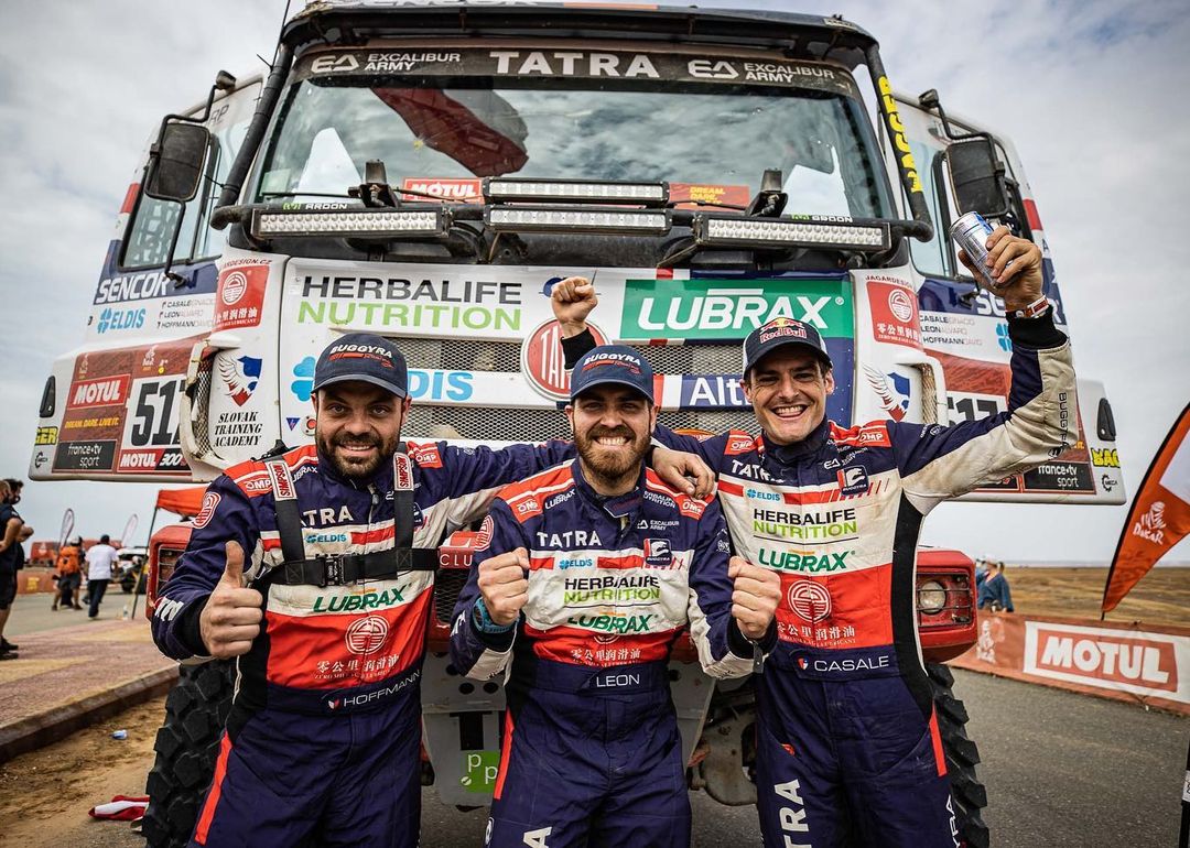 Ignacio Casale se transformó en piloto titular de camiones del Tatra Buggyra Racing