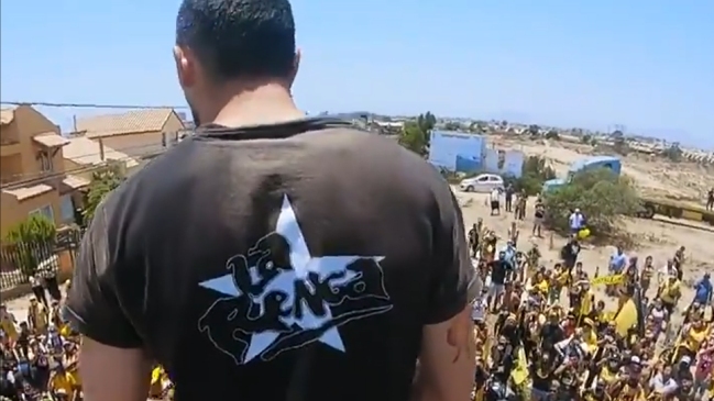 El emotivo discurso de Matías Cano ante un grupo de hinchas de Coquimbo Unido