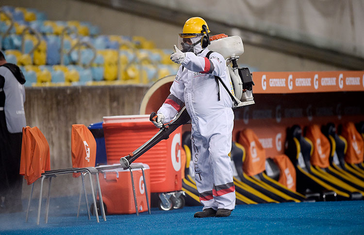 Conmebol resaltó la alta eficacia de los protocolos sanitarios en el fútbol sudamericano