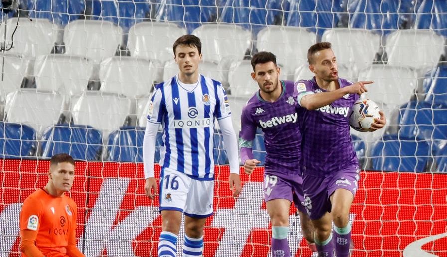 Betis de Manuel Pellegrini igualó en la agonía ante Real Sociedad