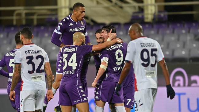 Fiorentina con Erick Pulgar logró ajustado triunfo ante Crotone de Luis Rojas