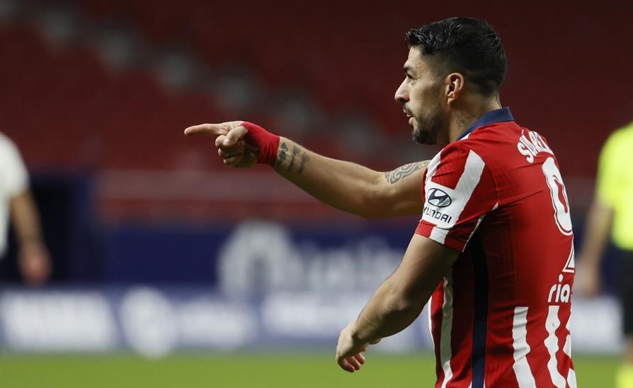 Luis Suárez celebró su cumpleaños 34 con un gol en la victoria de Atlético sobre Valencia