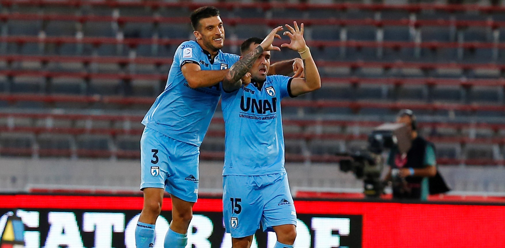 Matías Donoso con un cabezazo igualó el marcador para Iquique ante Universidad de Chile