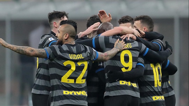 Inter aplastó a Benevento con presencia de Alexis Sánchez y Arturo Vidal