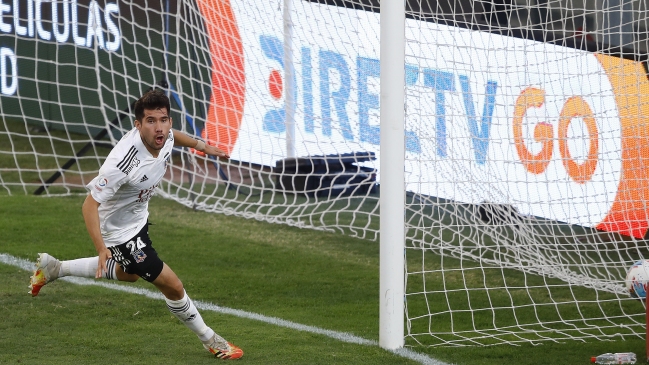 César Fuentes apareció en el área de La Calera y puso la ventaja para Colo Colo