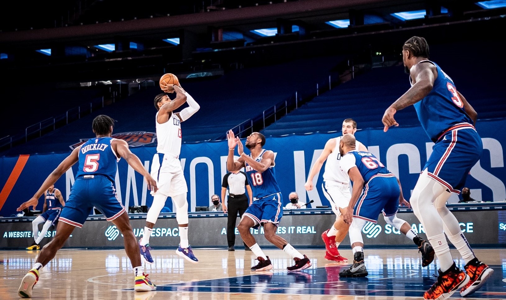 Los Angeles Clippers tomó el liderato de la Conferencia Oeste tras vencer a New York Knicks