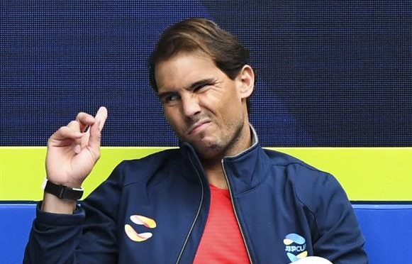 Rafael Nadal se perdió el estreno de España en la ATP Cup por una lesión en la espalda