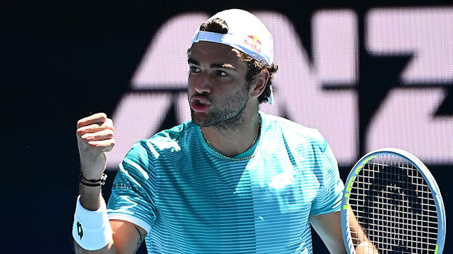 Berrettini venció a Monfils e instaló a Italia en semifinales de la ATP Cup