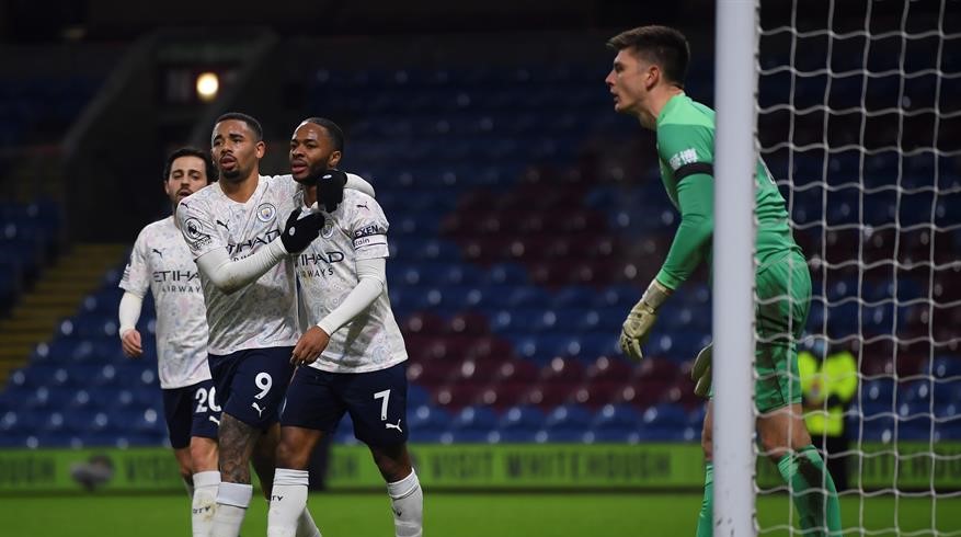 Manchester City batió a Burnley y reforzó su liderato en la Premier League