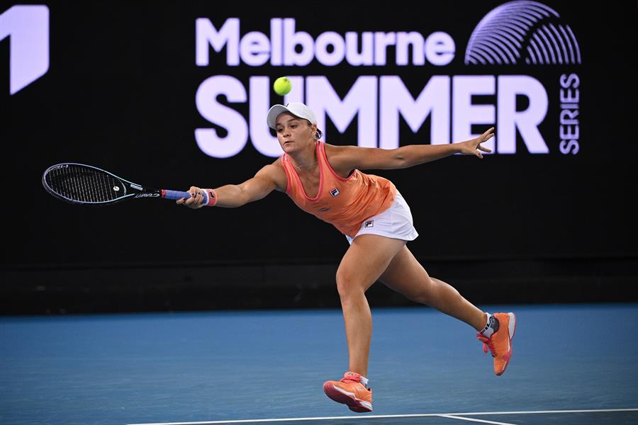Ashleigh Barty batió a Shelby Rogers avanzó a semis en el Yarra Valley Classic en Melbourne
