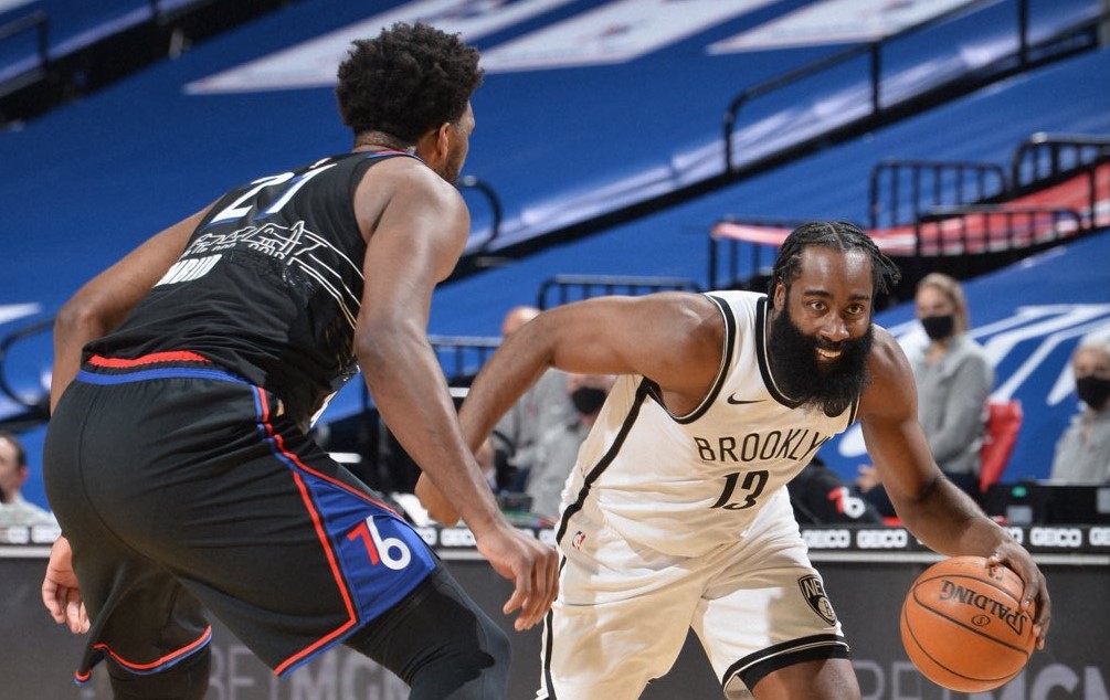 Doble-doble de James Harden fue insuficiente en derrota de Brooklyn Nets ante Philaldephia 76ers
