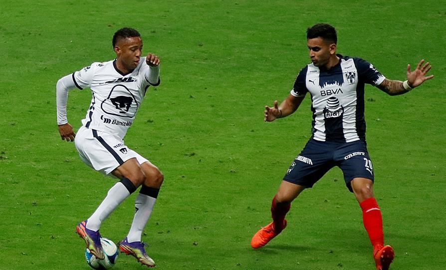 Sebastián Vegas fue titular en victoria sobre Pumas que dejó líder a Monterrey en México