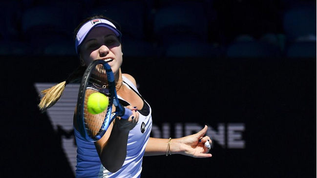 Sofia Kenin arrancó con triunfo su defensa del título en el Abierto de Australia