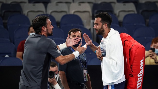 La “caliente” discusión entre Fabio Fognini y Salvatore Caruso en el Abierto de Australia
