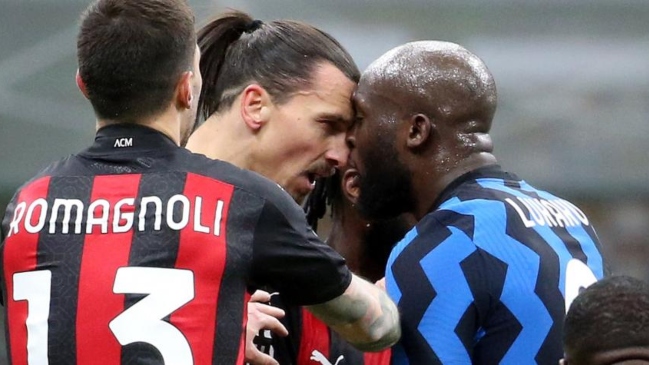 Encontrón entre Lukaku y Zlatan quedó inmortalizado con un mural en San Siro