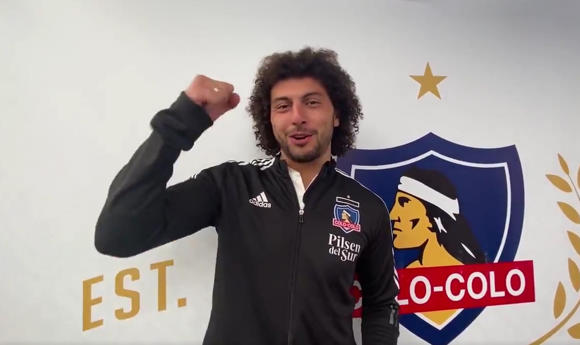 Maxi Falcón envió un mensaje a los hinchas de Colo Colo: “Vamo’ arriba”