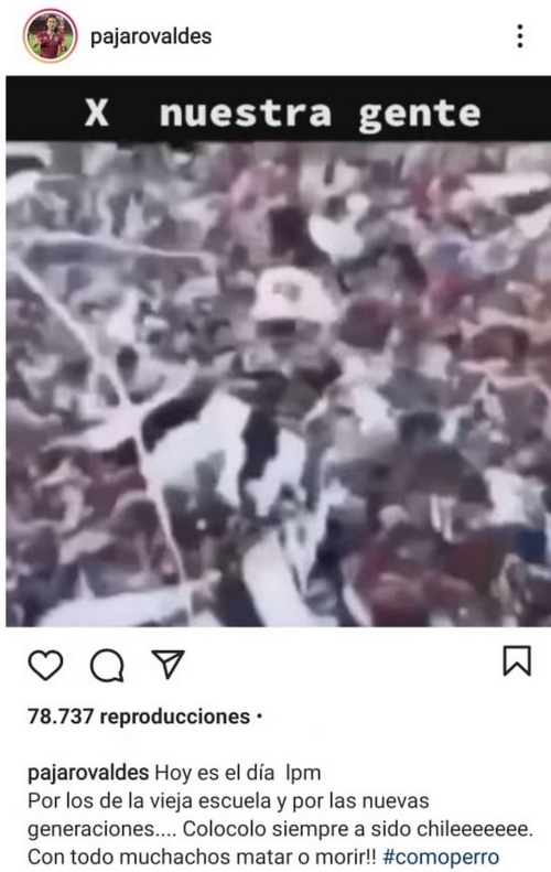 El mensaje de Jaime Valdés: Colo Colo siempre ha sido Chile