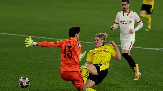 Los goles de Haaland y Dahoud para la victoria de Borussia Dortmund sobre Sevilla