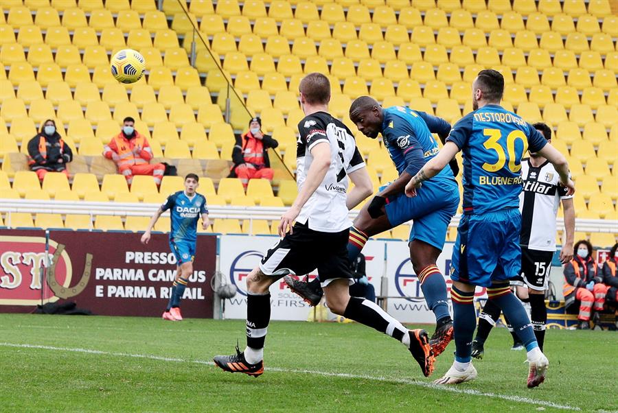 Udinese reaccionó y salvó un empate ante Parma por la Serie A