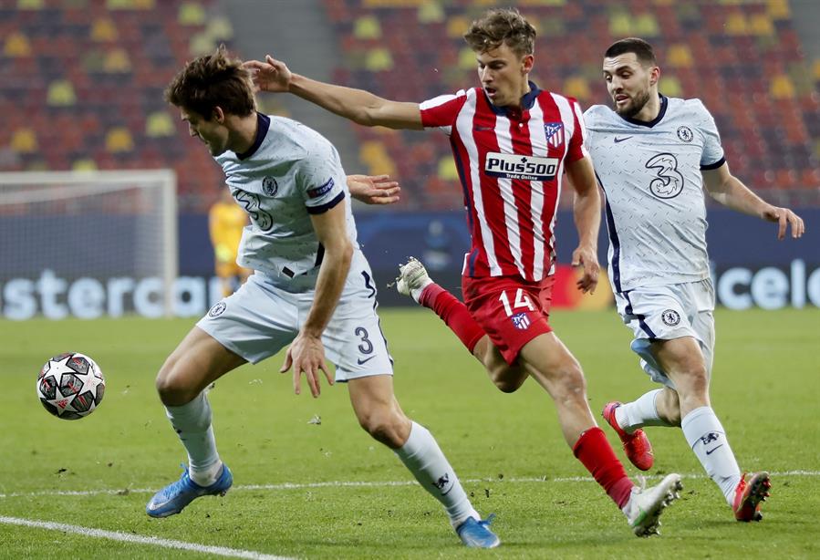 A. de Madrid se estrelló ante un incisivo Chelsea y quedó con la obligación de remontar la llave