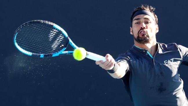Sensible baja: Fabio Fognini se restó del Chile Open