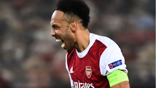 Arsenal eliminó a Benfica gracias a Aubameyang y pasó a octavos de Europa League