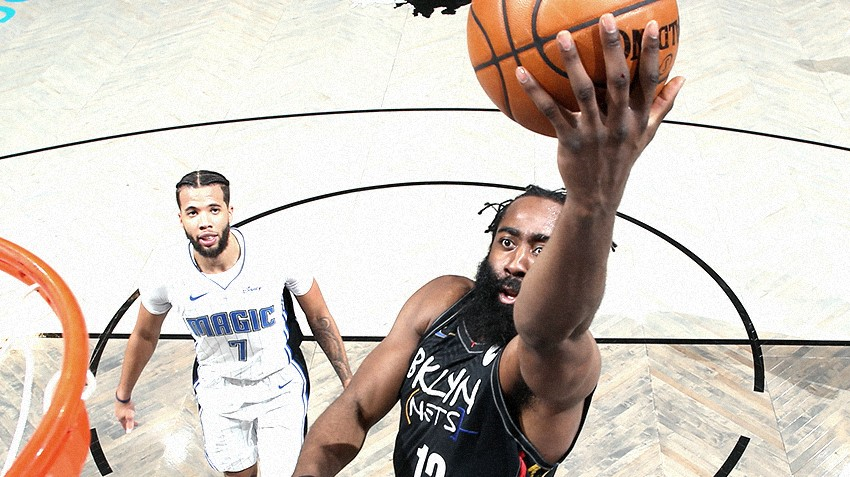 Kyrie Irving y James Harden comandaron sólido triunfo de los Nets ante Orlando Magic