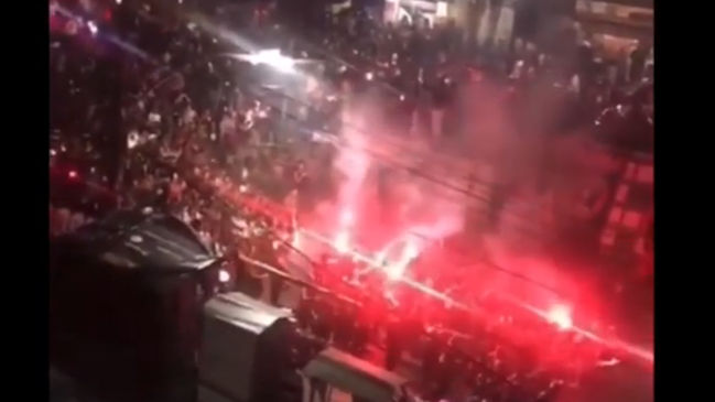 Hinchas de Flamengo tuvieron efusivo festejo por el título en las calles de Río de Janeiro