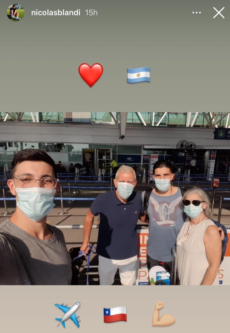 ¿Se quedará en Colo Colo? Nicolás Blandi anunció su regreso a Chile tras sus vacaciones