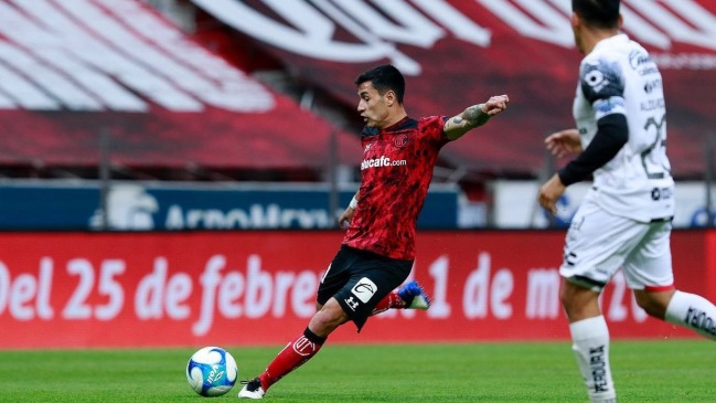 Toluca con Claudio Baeza empató con Atlas y falló en su búsqueda de alcanzar el liderato en México