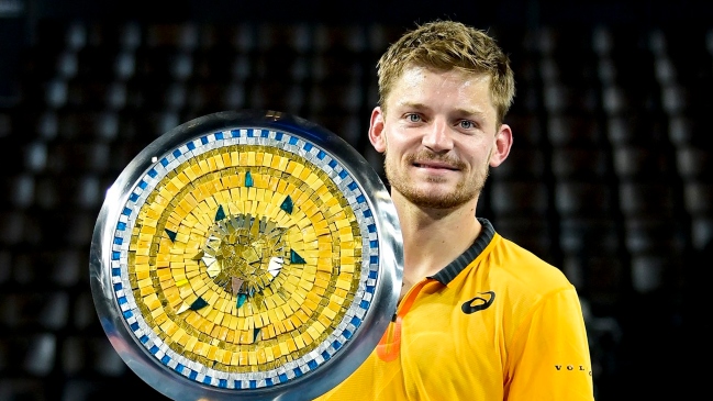 David Goffin volvió a celebrar en un torneo ATP tras cuatro años