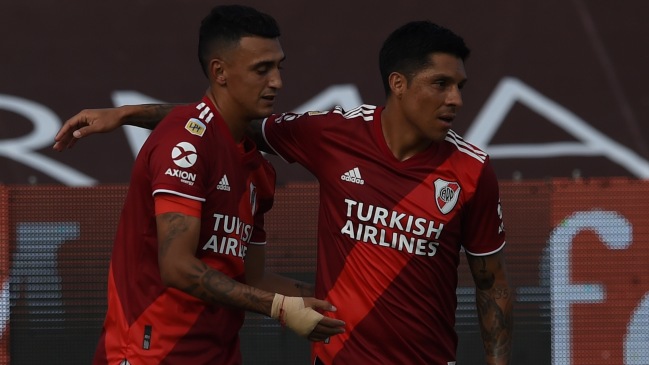 Gran carrera e impecable definición: El golazo de Matías Suárez en el triunfo de River ante Platense