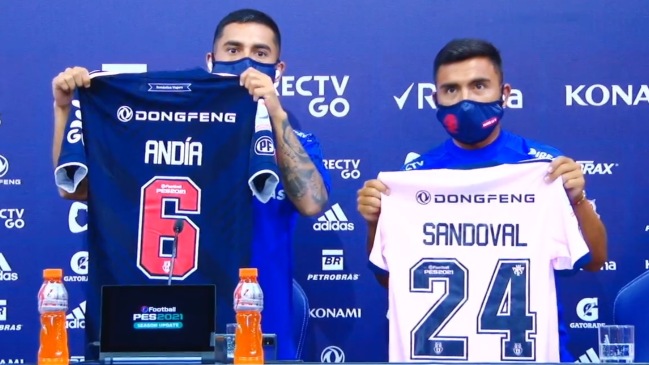 “Dimos la vuelta larga”: Yonathan Andía y Mario Sandoval fueron presentados en U. de Chile