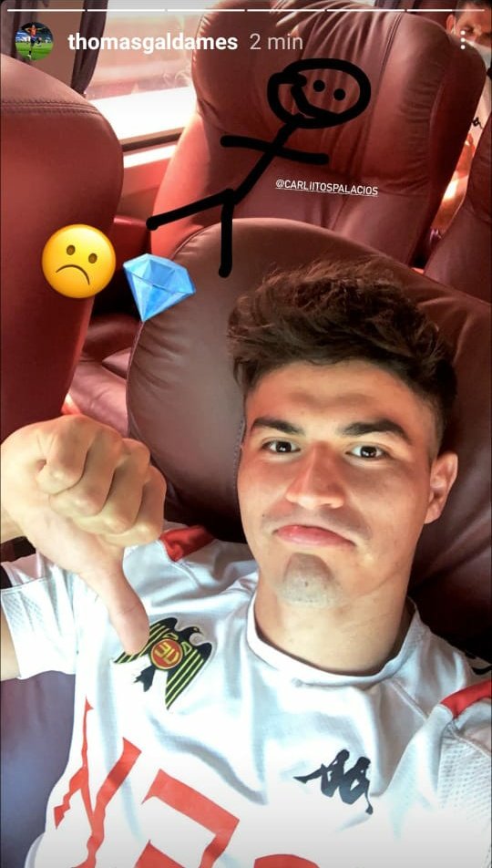 La publicación de Thomas Galdames sobre Carlos Palacios que preocupó a hinchas de U. Española