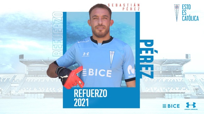 Universidad Católica oficializó al portero Sebastián Pérez como nueva incorporación