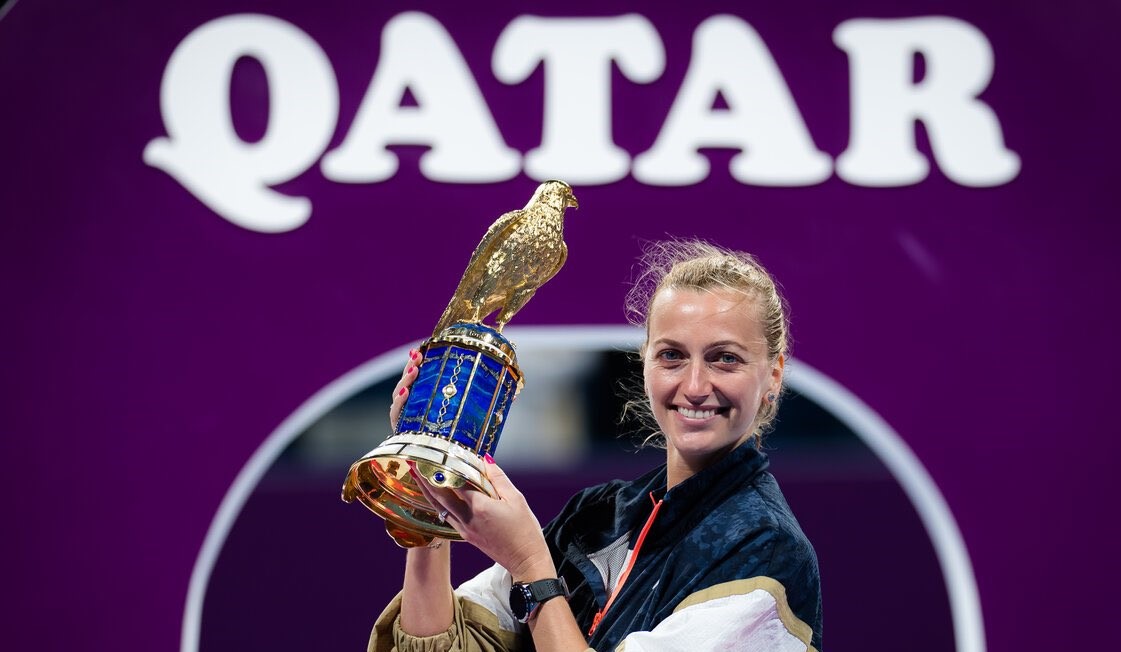 Petra Kvitova venció a Garbiñe Muguruza y se coronó campeona del WTA de Doha