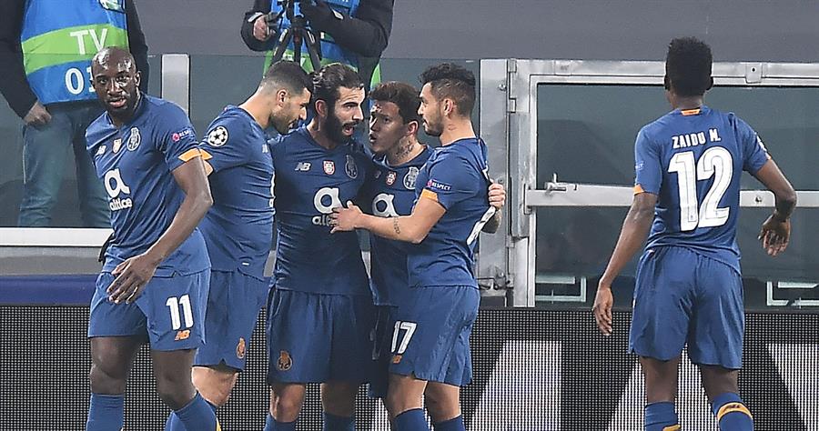Porto resistió hasta el alargue y eliminó a Juventus en octavos de la Champions League