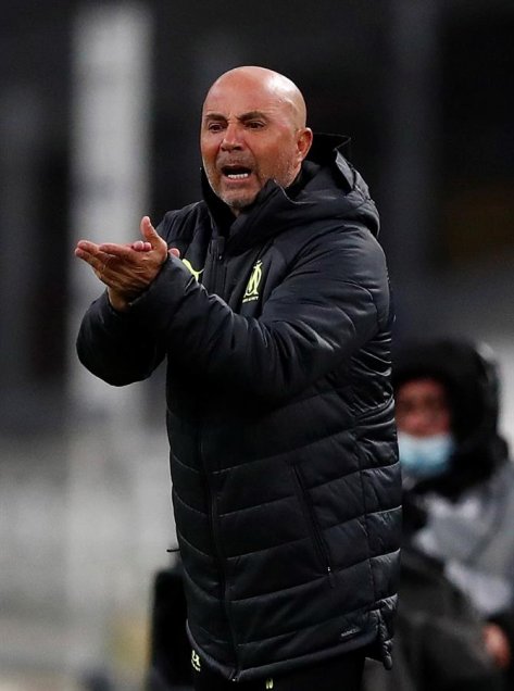 Con la intensidad de siempre: Así vivió Jorge Sampaoli su exitoso estreno en Marsella