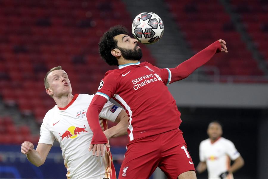 Liverpool triunfó en Budapest ante Leipzig y superó octavos de final en la Champions