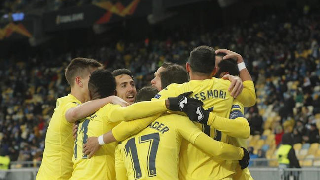 Villarreal tumbó de visita a Dinamo Kiev y tomó ventaja en los octavos de Europa League