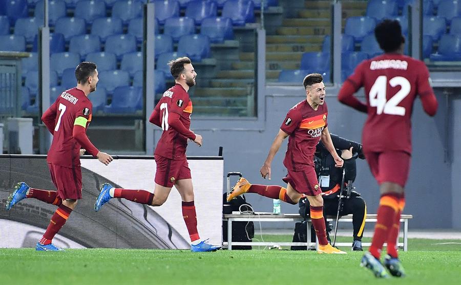 AS Roma venció con claridad a Shakhtar y puso un pie en cuartos de la Europa League