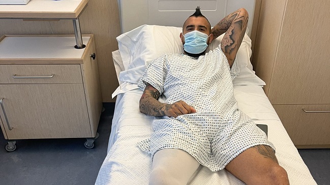 Arturo Vidal tras su operación: Volveré con muchas ganas y más fuerte que nunca