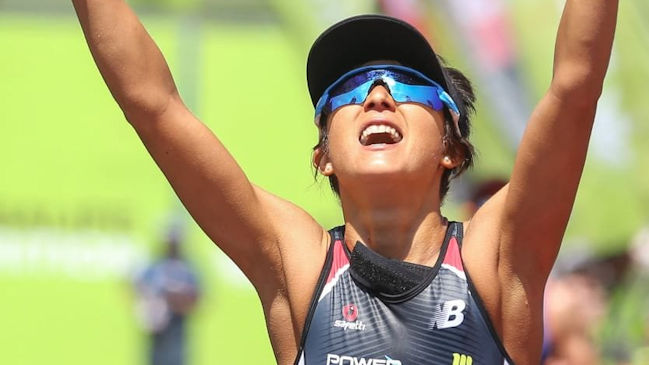 Bárbara Riveros se quedó con el tercer lugar en el Triatlón de Mooloolaba