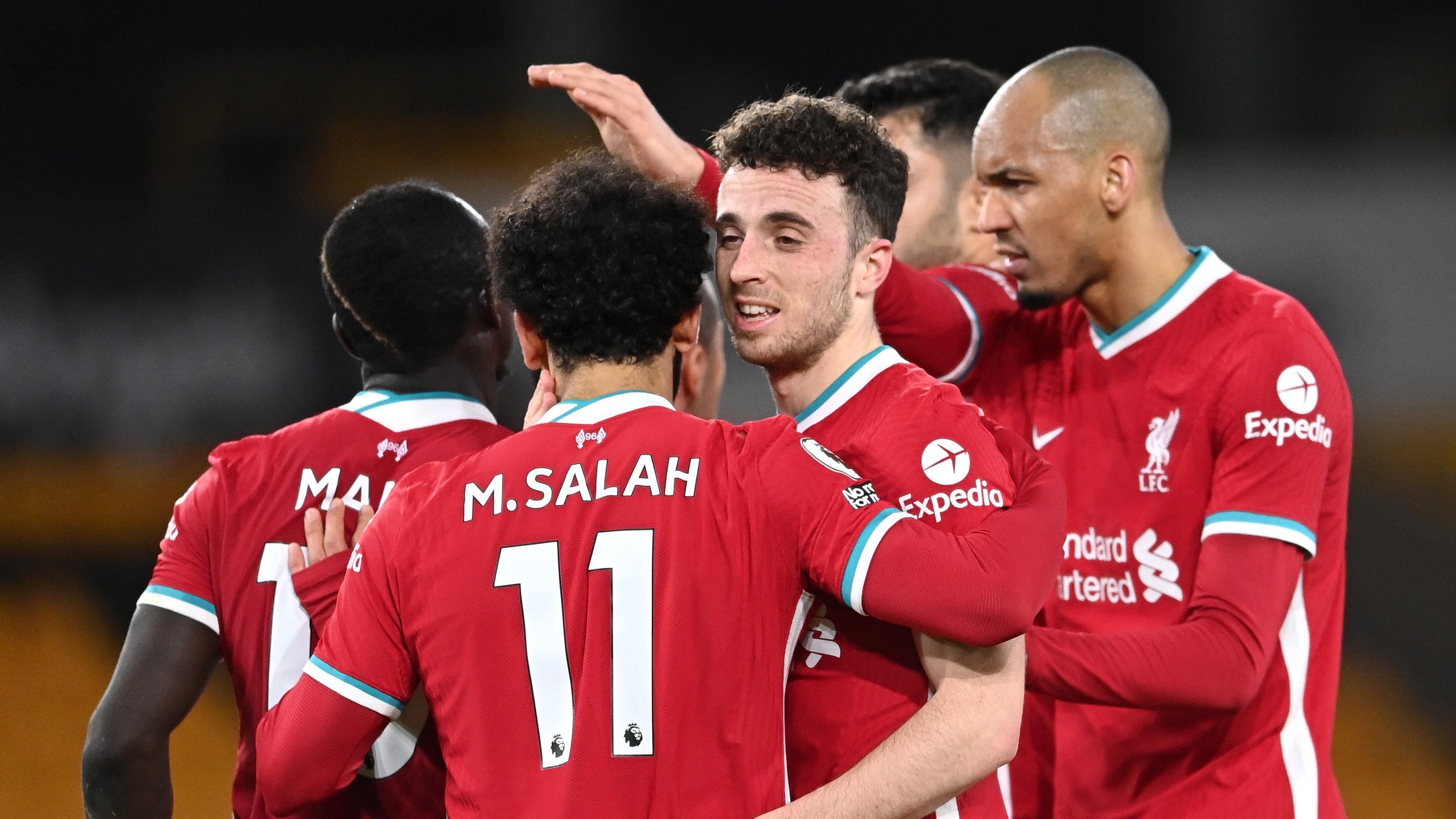 Liverpool volvió a celebrar en la Premier tras vencer a Wolves con gol de Diogo Jota