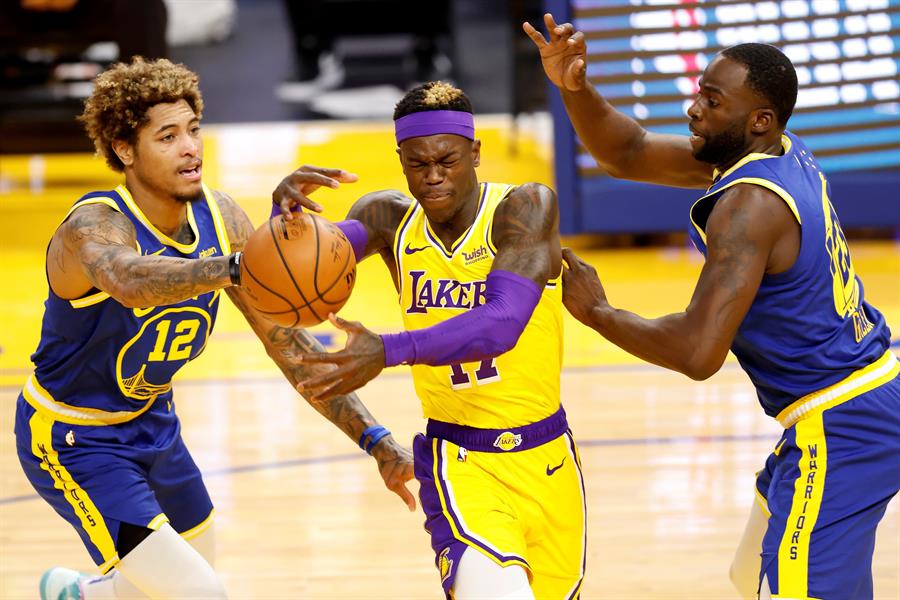 Los Lakers mostraron su potencia ofensiva ante los Warriors