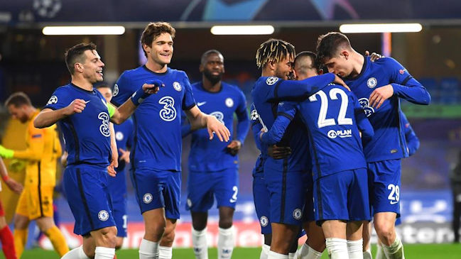 Chelsea liquidó a Atlético de Madrid en Londres y se metió en cuartos de final de la Champions