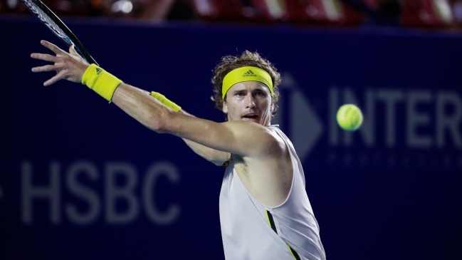 Alexander Zverev derrotó al serbio Laslo Djere y accedió a cuartos en Acapulco