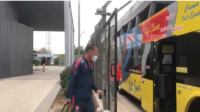 La U llegó a Chile luego de la eliminación en Copa Libertadores