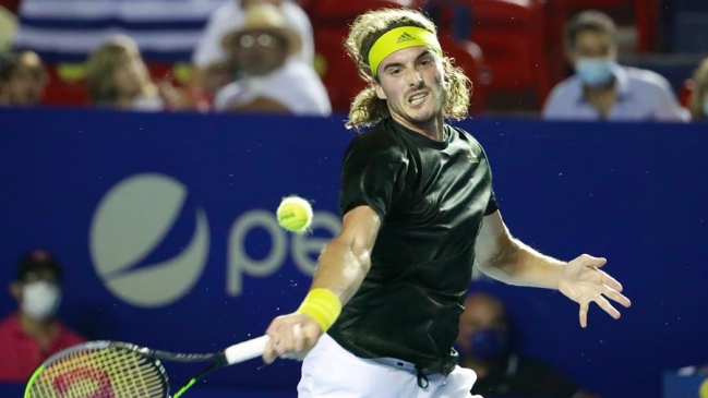 Tsitsipas derribó al canadiense Auger-Aliassime y avanzó a semifinales en Acapulco